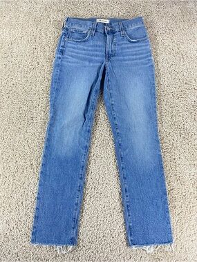Madewell Mid Rise Perfect Vintage Jeans Enmore Wash Comfort Stretch Size 25
